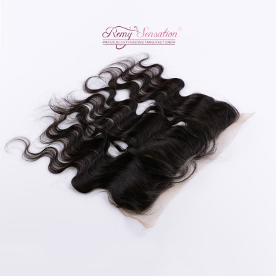 Transparent swiss lace frontal deep wave hair bundles with lace frontals