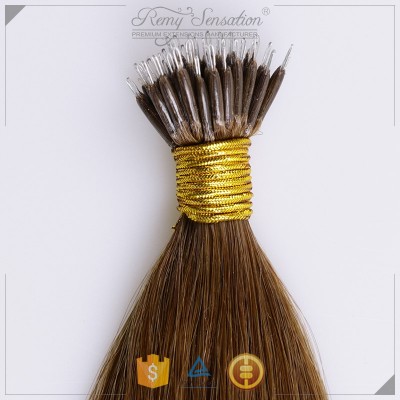 wholesale indian virgin hair piano colour italian keratin tip nano ring extensions