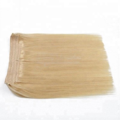 Wholesale human hair extension brand factory one piece halo clip in hair