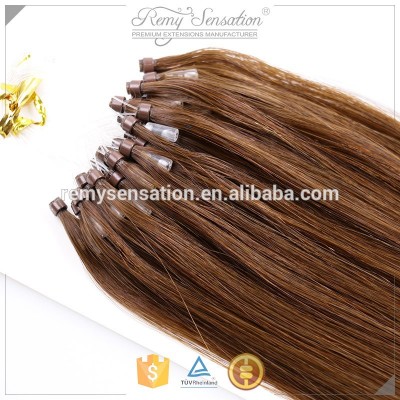 New Fashion Micro Ring Loop Human Hair Extention with 100 remy hair 14"-28"inch