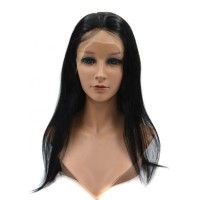 Custom Wholesale Straight Peruvian Hair Full Lace Wig Lace Front Wigs